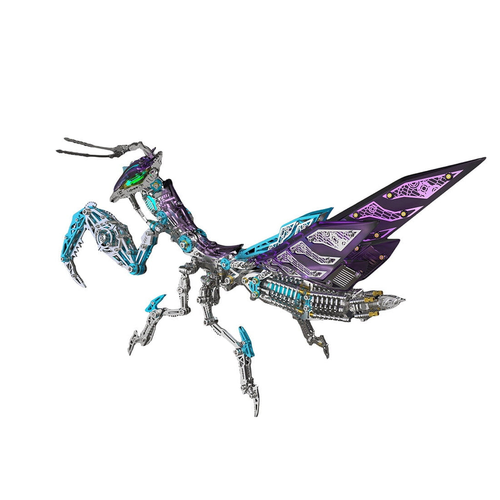 3D Metal Puzzle Mantis Kits 1000+ PCS, Steampunk Mechanical Model Kit With DIY Assembly, Home Display Desk Decor For Adult Collectors And Creative Gifts