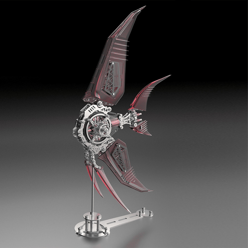 3D Metal Puzzle Linglong Fox Libai Base Stand 339 PCS, Steampunk Mechanical Model Kit With DIY Assembly, Home Display Desk Decor For Adult Collectors And Creative Gifts