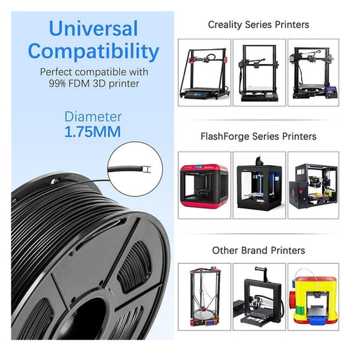 3d PLA Meta Filament 1.75mm 10KG, As 3D Printing Materials Good Tougness Clogging Free For 3D Pen & Printers