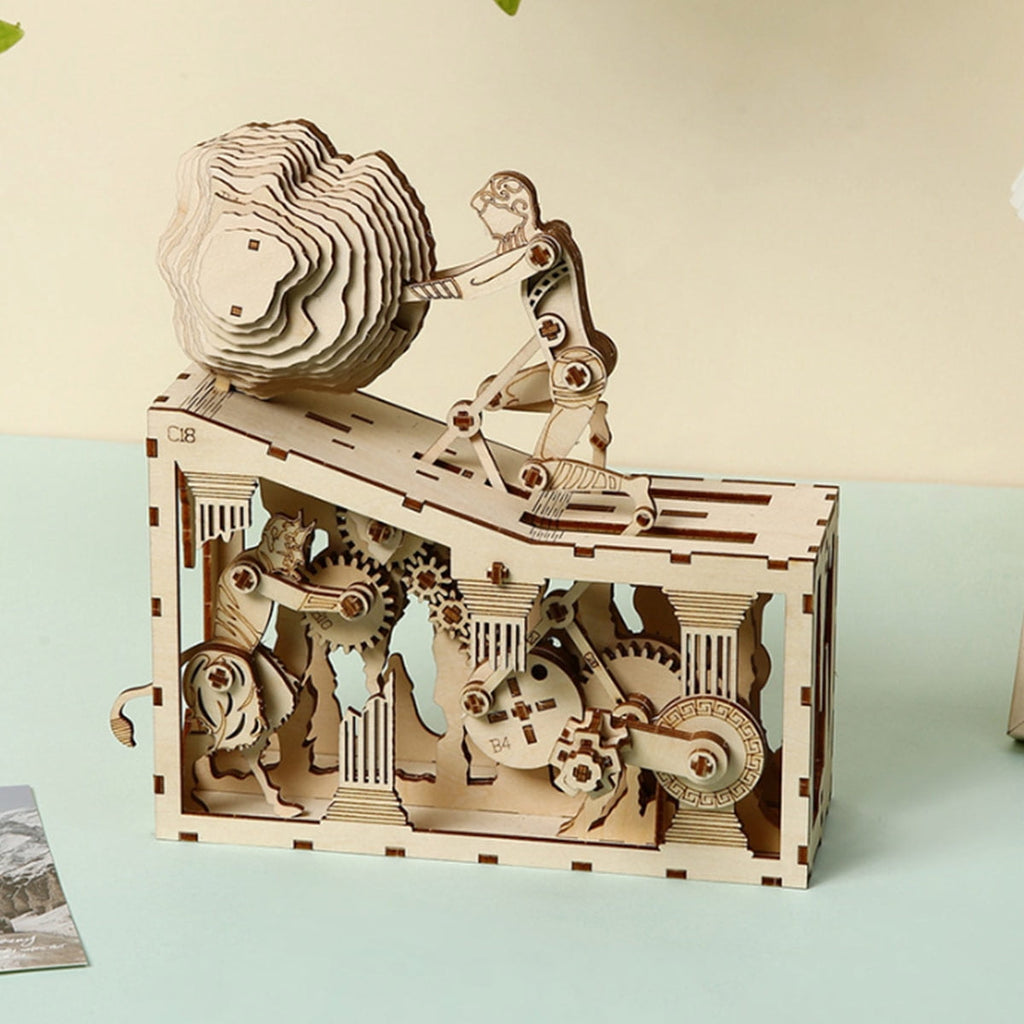 3D Wooden Puzzle Interstellar Battleship Model Kit, DIY Sci-Fi Spacecraft Building Set, Handcrafted Futuristic Decor, Best Gift for Science fiction fans