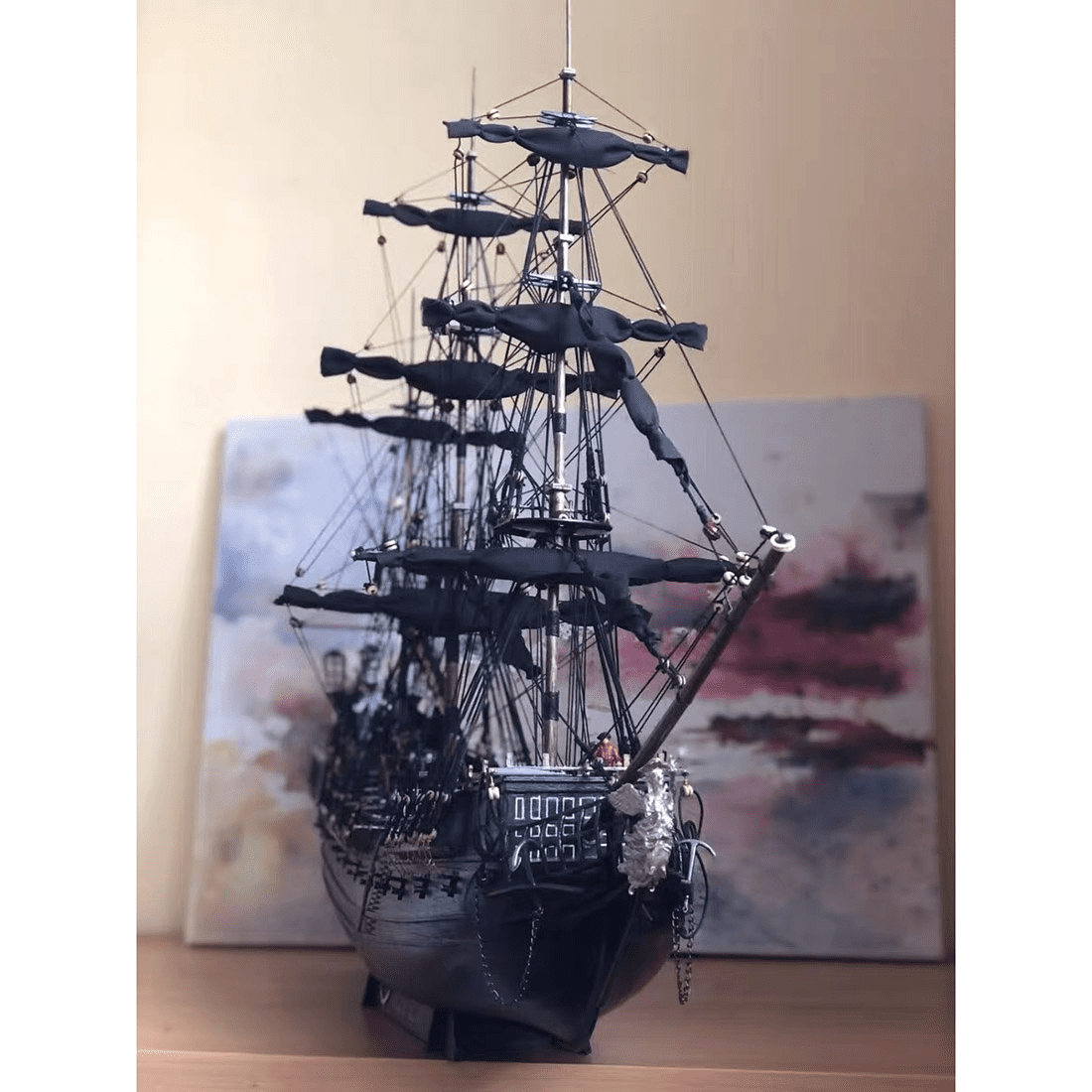 3D Wooden Puzzle Victory Sailing Ship, DIY Assembly Detailed Vessel Display Model Kit For Adult Collectors, Office Decor And Creative Gifts