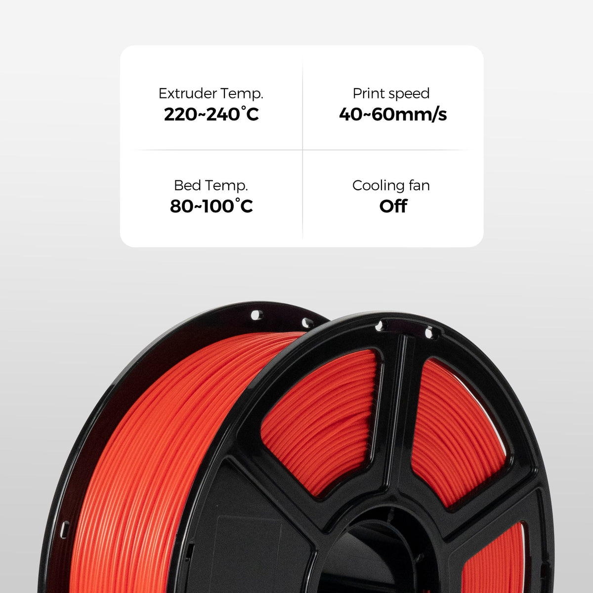 Flashforge ABS Pro Filament 1.75mm, 1KG/2.2lbs ABS Pro 3D Printer Filament, Purple
