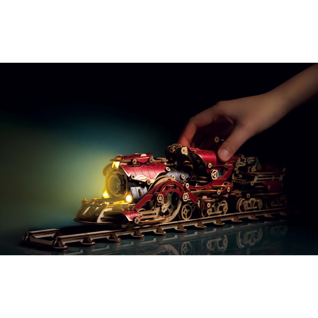 680PCS Celestial Castle Wooden Model Kit, Zodiac Star Map 3D Puzzle Assembly Set With Mechanical Display Decor For Hobbyists