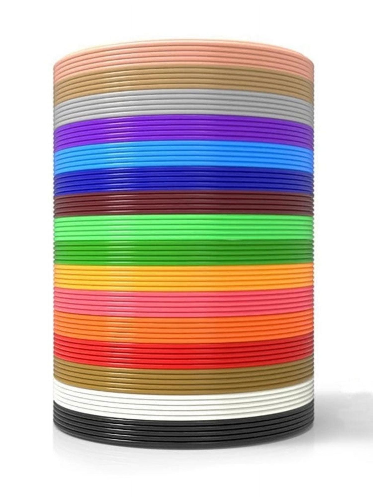 3D Pen Filament Refills PLA, 20 Colors 1.75mm 16.4 Feet per Color Total 3D Printing Pen Filament 3D Printer Filament for Most Intelligent 3D Pen