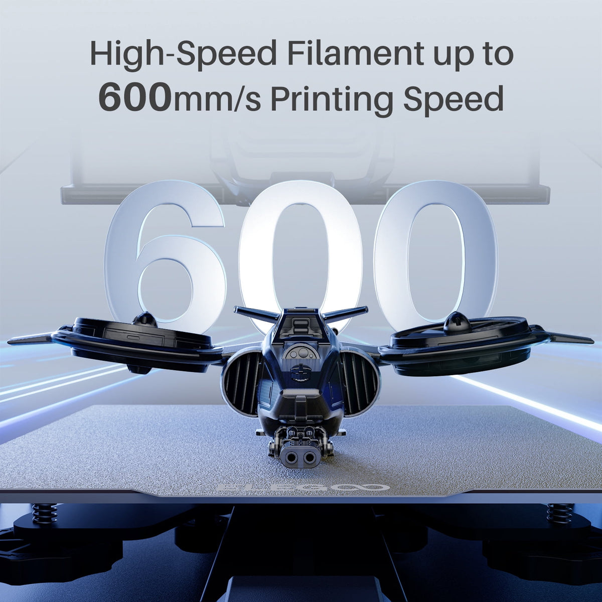 ELEGOO Rapid PLA Plus 3D Printer Filament 1.75mm Brown 1KG