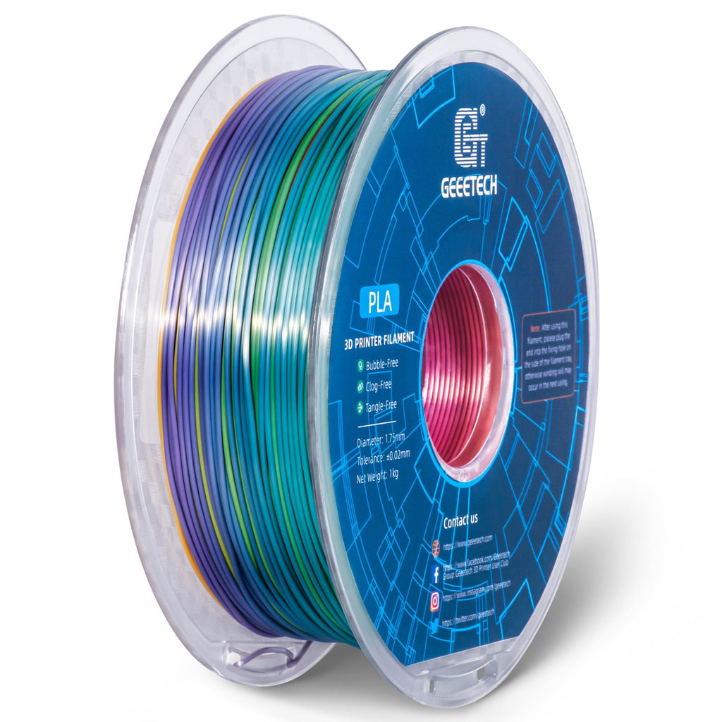 Geeetech Silk Yellow 3D Printer PLA Filament 1KG Toughness Enhanced Filament with 1.75mm Dimensional Accuracy +/-0.03mm, 1080 Feet per Roll, Vacuum Packaging