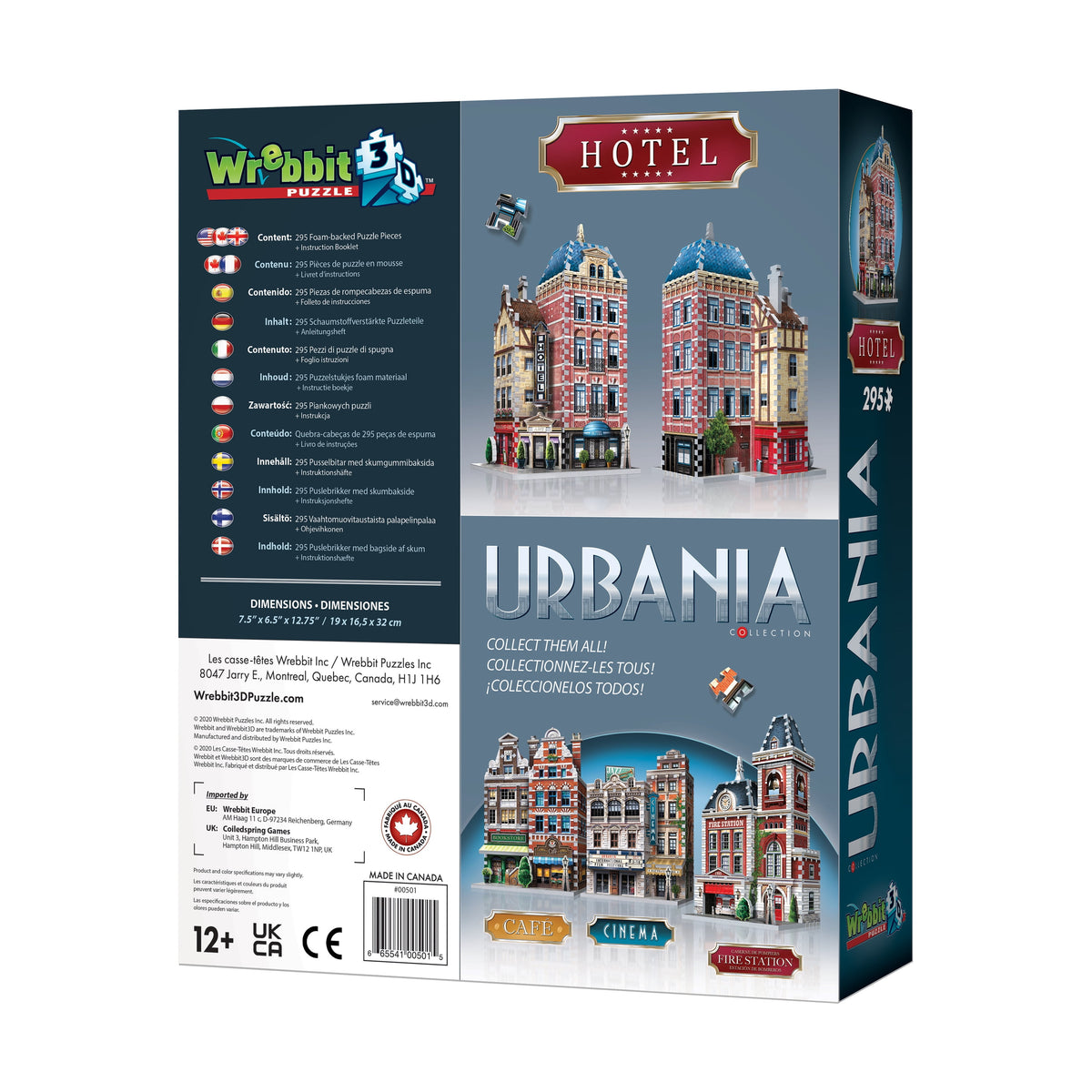 Urbania Collection - Hotel 3D Puzzle: 295 Pcs