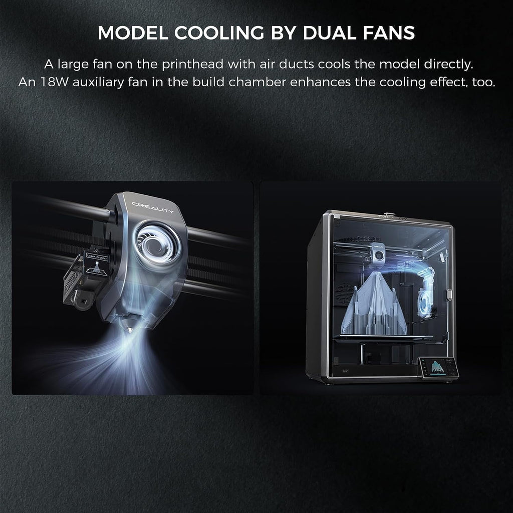 Creality K1 Max 3D Printer with High-Speed Printing, AI LiDAR & Camera, PLA Filament Included