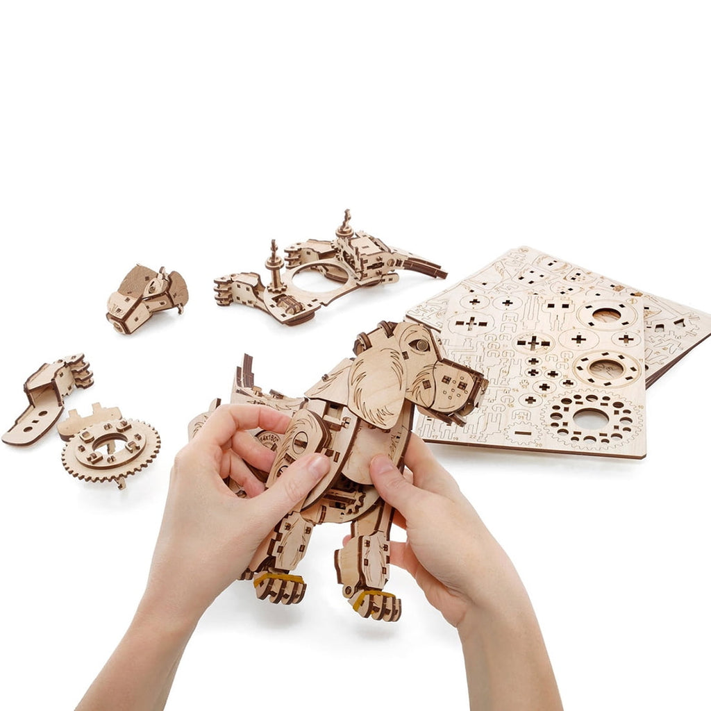 3D Wooden Puzzle Interstellar Battleship Model Kit, DIY Sci-Fi Spacecraft Building Set, Handcrafted Futuristic Decor, Best Gift for Science fiction fans