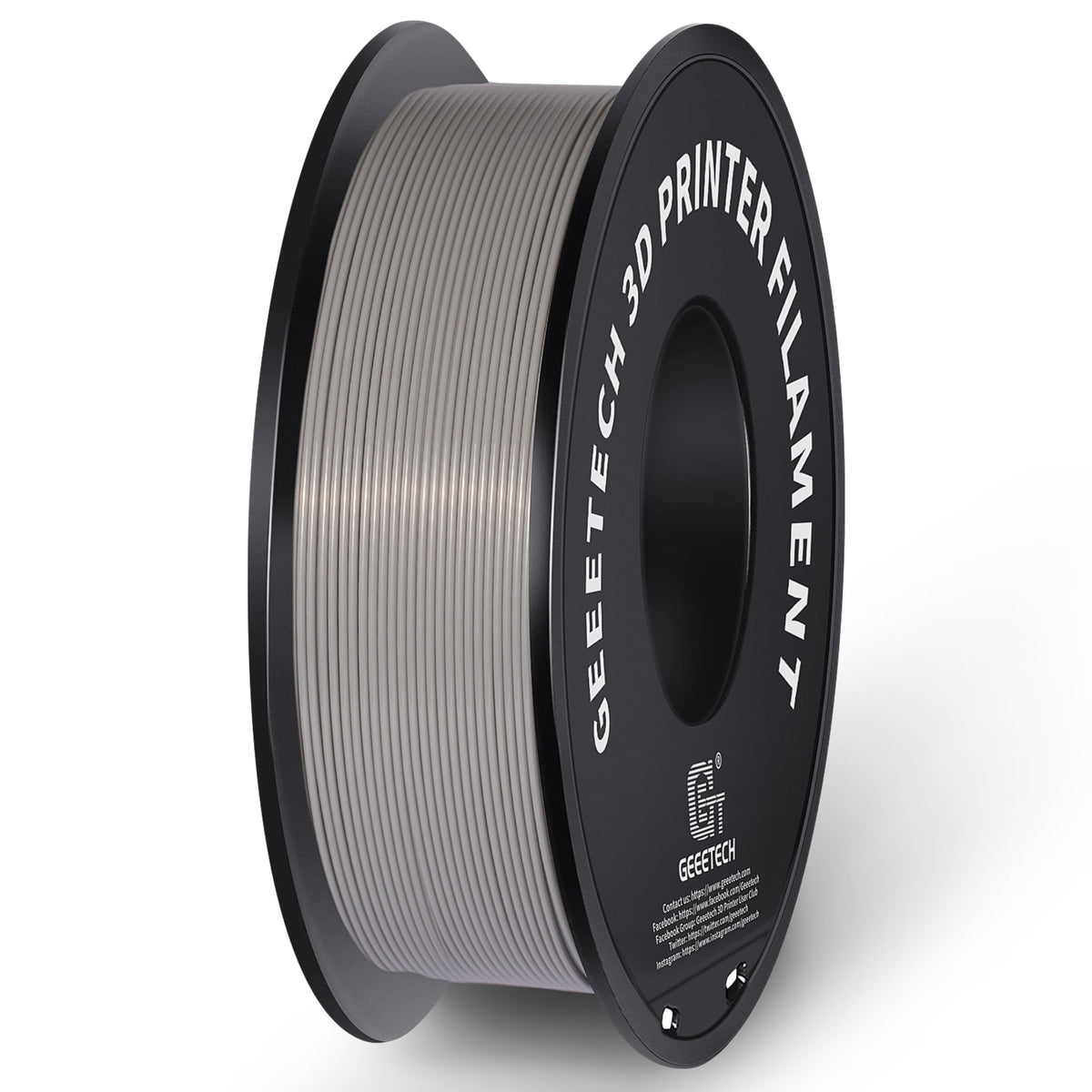 Geeetech 3D Printer PLA Filament Silk Sky Blue Toughness Enhanced Filament with 1.75mm Dimensional Accuracy +/-0.03mm, 1080 Feet per Roll, Vacuum Packaging for Most 3D FDM Printer