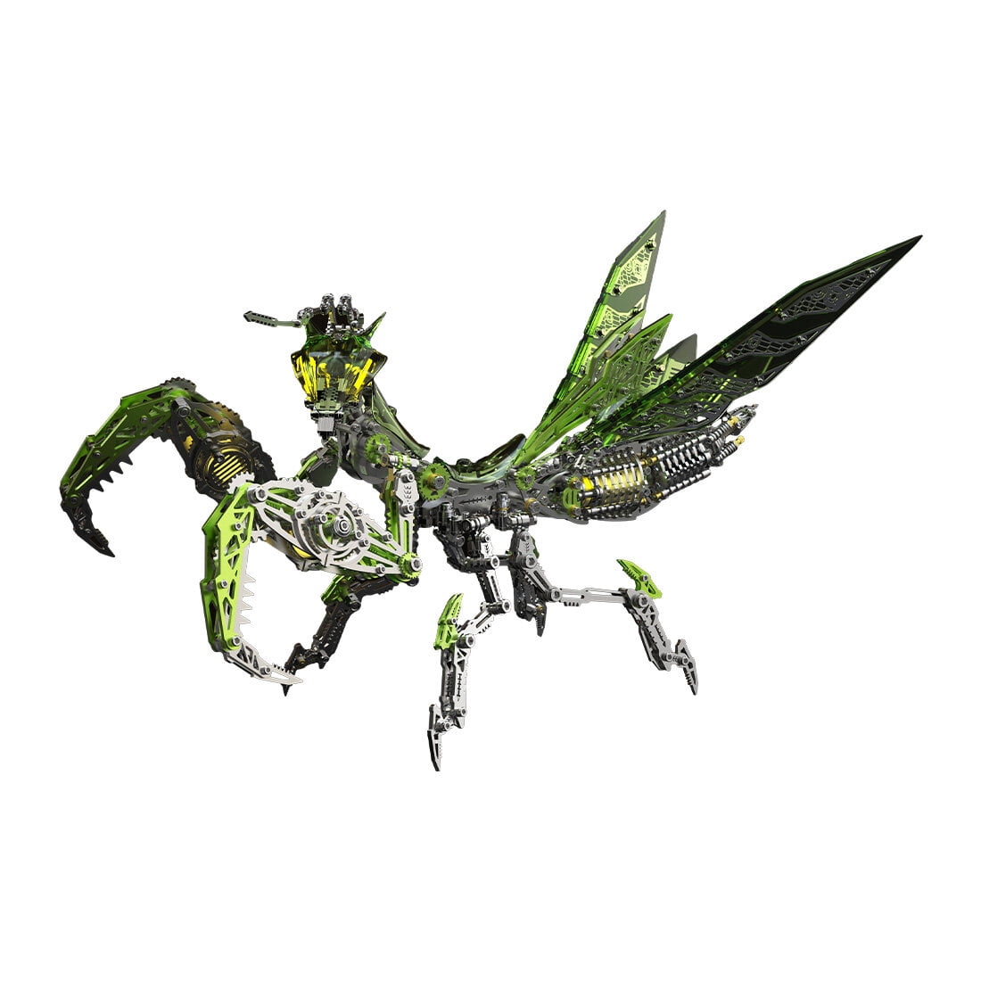 3D Metal Puzzle Mantis Kits 1000+ PCS, Steampunk Mechanical Model Kit With DIY Assembly, Home Display Desk Decor For Adult Collectors And Creative Gifts