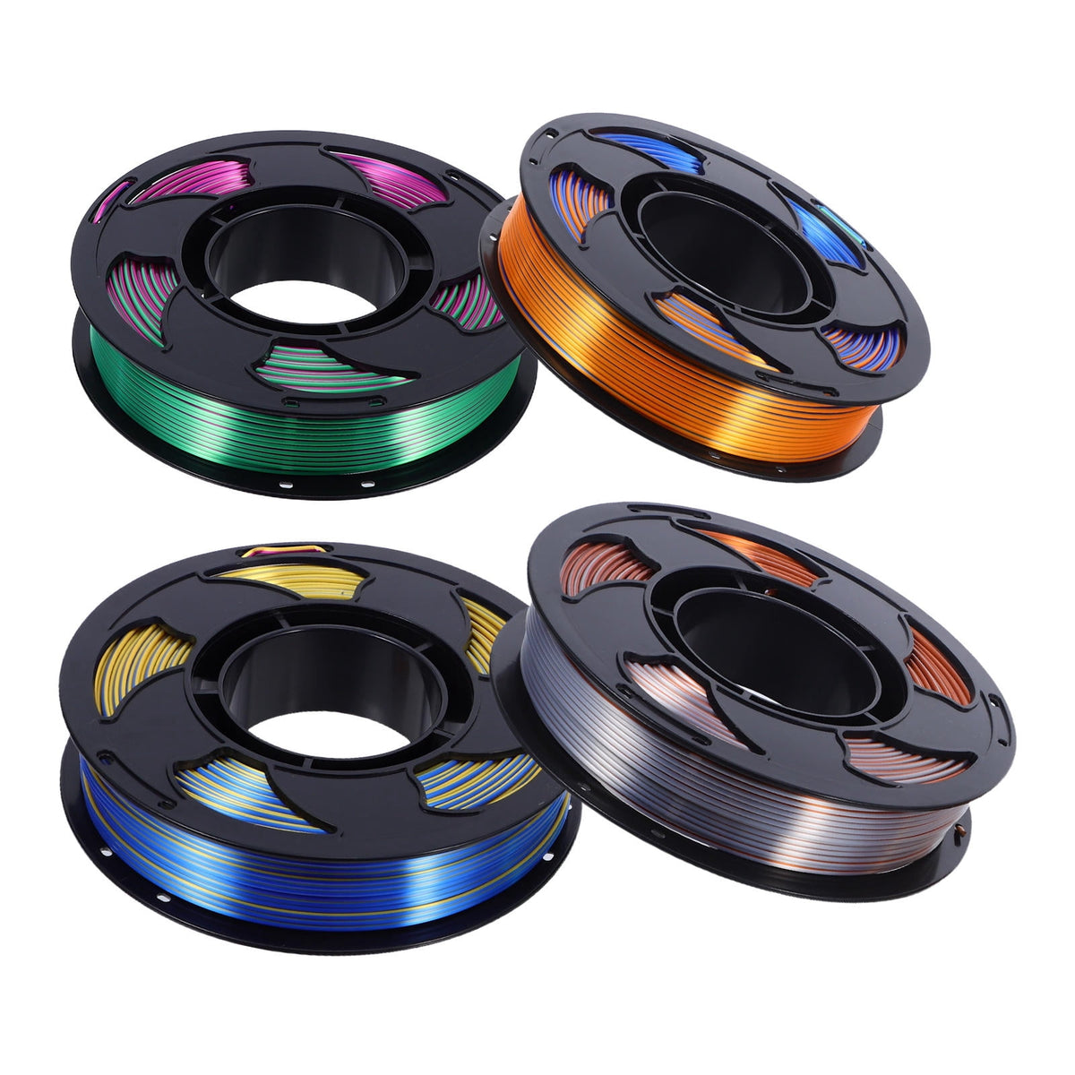 Phenofice Assorted Color 1.75mm Pla Filament Bundle for Creative DIY 3D Printing Projects