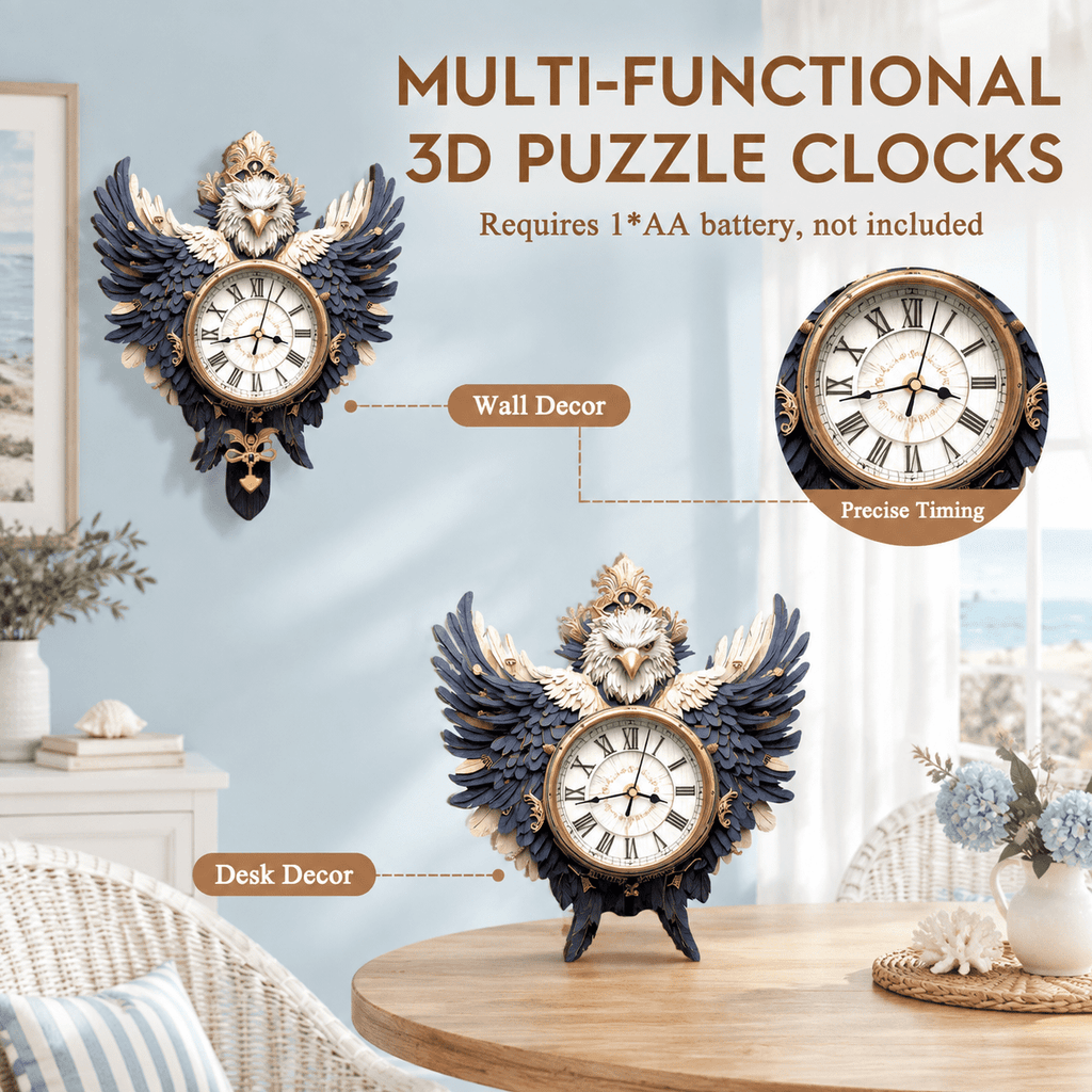 3d Wooden Puzzles For Adults-dachshund Clock Puzzle-adult Crafts