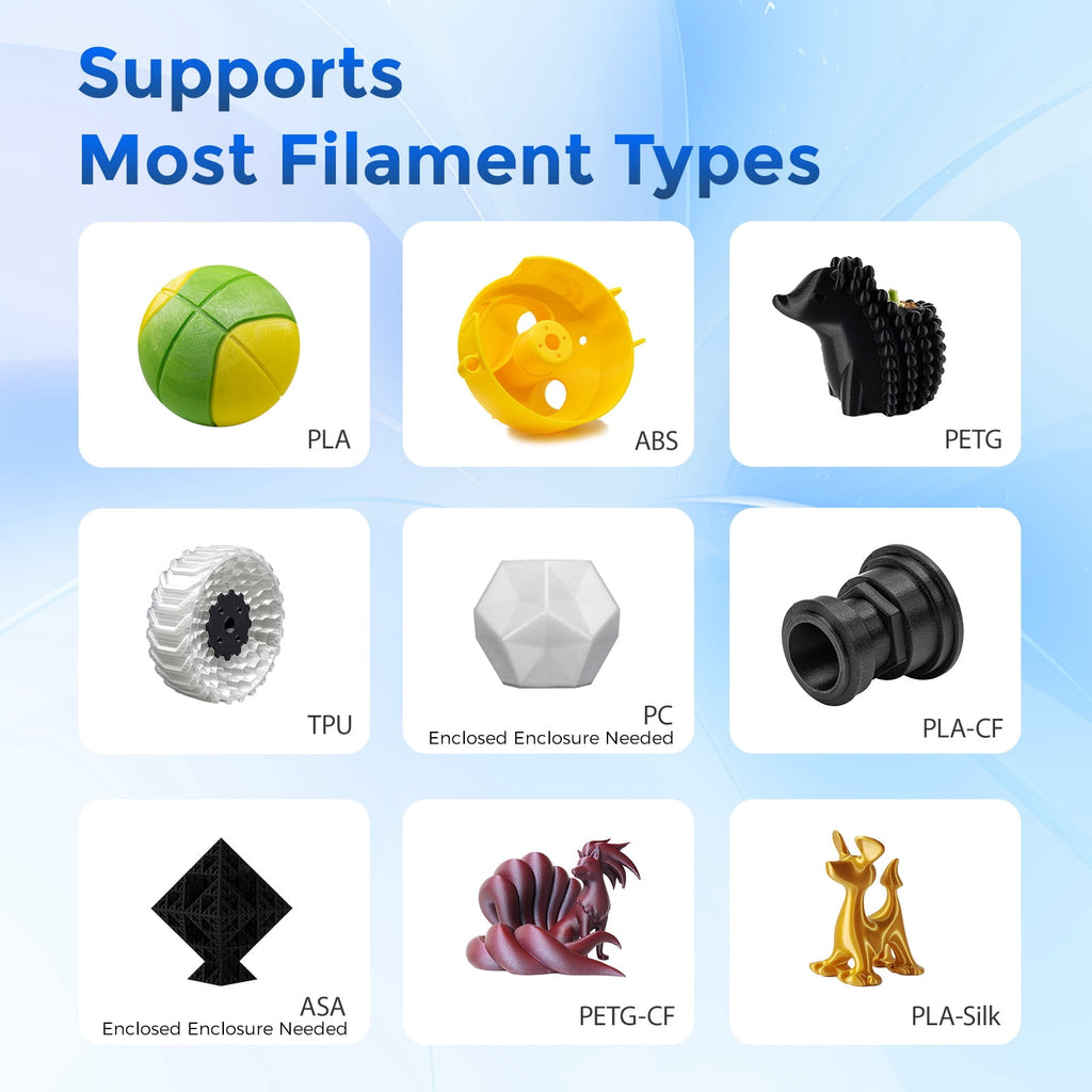 Flashforge AD5X 3D Printer, Multi-Color Printer & 600mm/s High Speed, 1Count, 8.7 x 8.7 x 8.7"