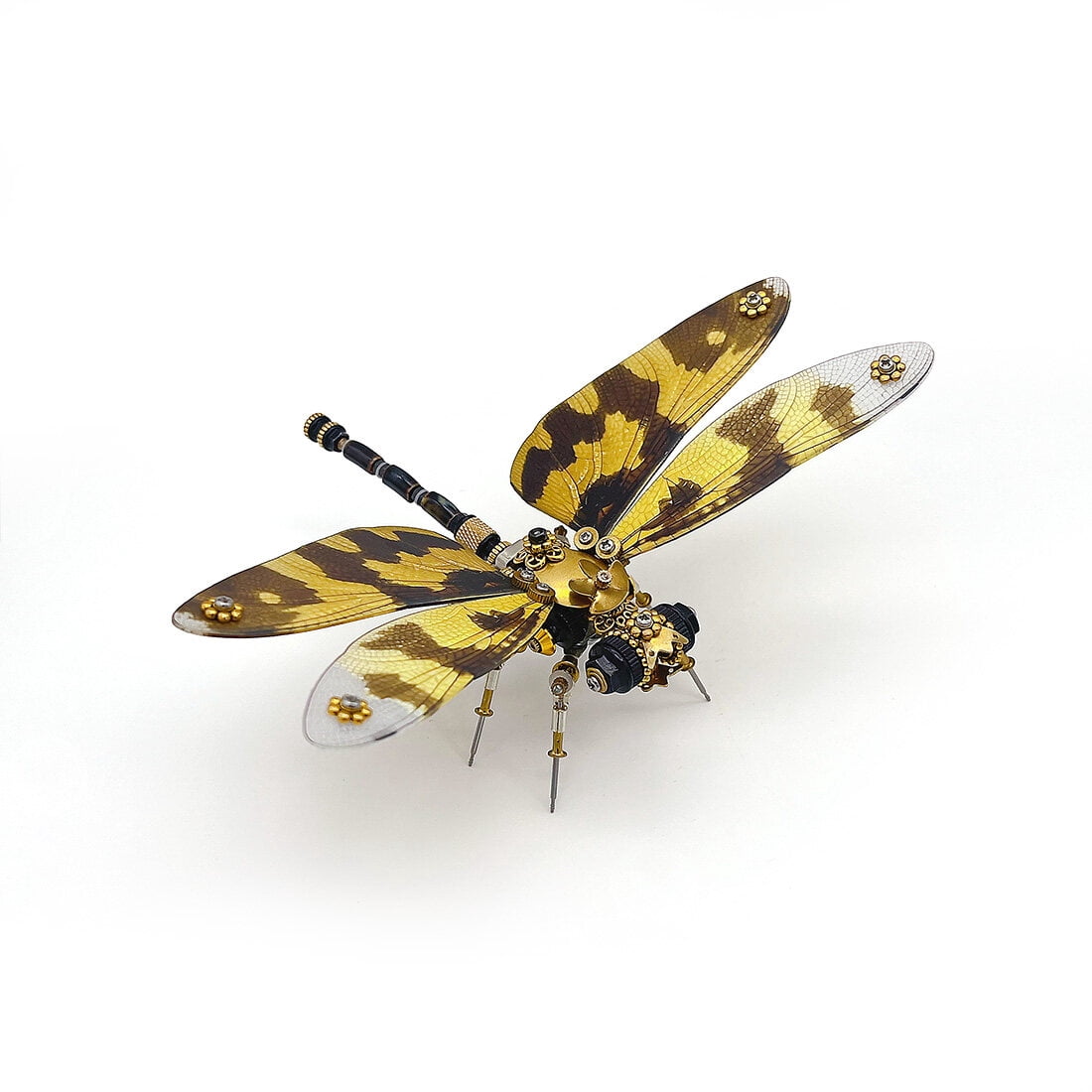 3D Metal Puzzle Punk Insects 200+ PCS, Steampunk Mechanical Model Kit With DIY Assembly, Home Display Desk Decor For Adult Collectors And Creative Gifts