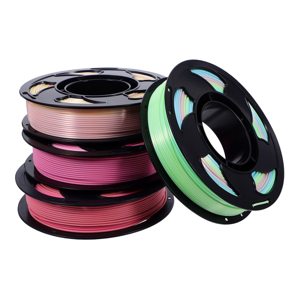 Healifty Versatile 1.75mm Pla Filament Assortment with Multicolor Spools for Crafting and Prototyping