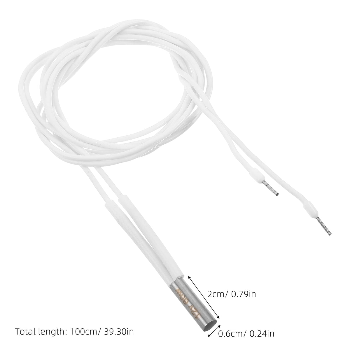 FOMIYES High Temperature 3D Printer Heating Tube White Silicon for Reliable Performance