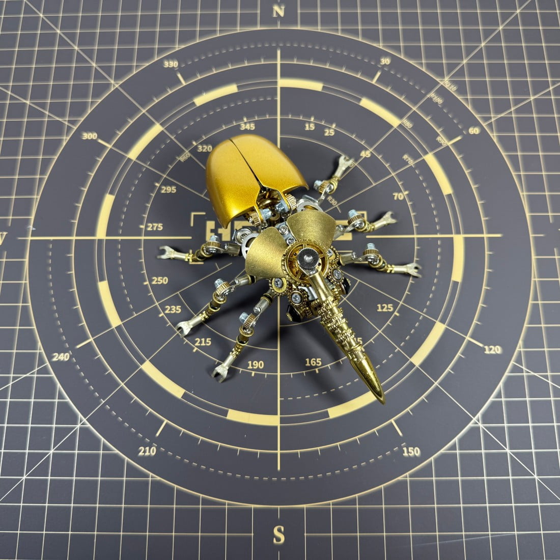 3D Metal Puzzles for Adults Mechanical Wasp Model Kits, Difficult DIY Assembly, Creative Desk Display & Unique Gift for Engineers, Hobbyists, Collectors