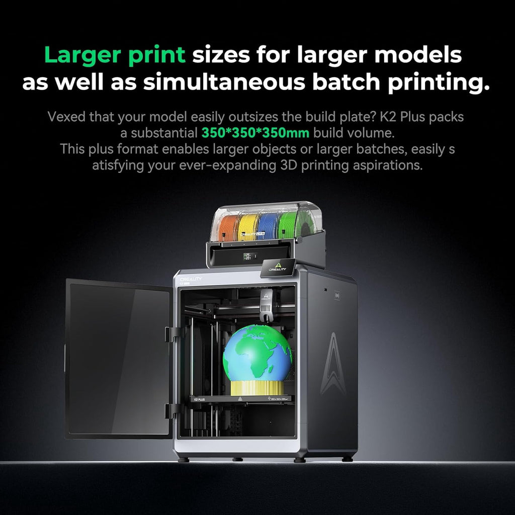 Creality K2 Combo 3D Printer, Multicolor Printing with CFS, 600mm/s Printing Speed, 95% Pre-Assemble