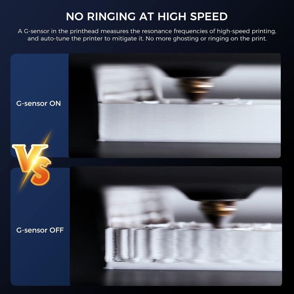 Creality K1 3D Printer with 600mm/s Printing Speed 2000mm/s² Acceleration, 300℃ High-Temp 32mm³/s Flow Hotend Auto Level Dual-Gear Direct Extruder Printing Size 8.66x8.66x9.84 inch