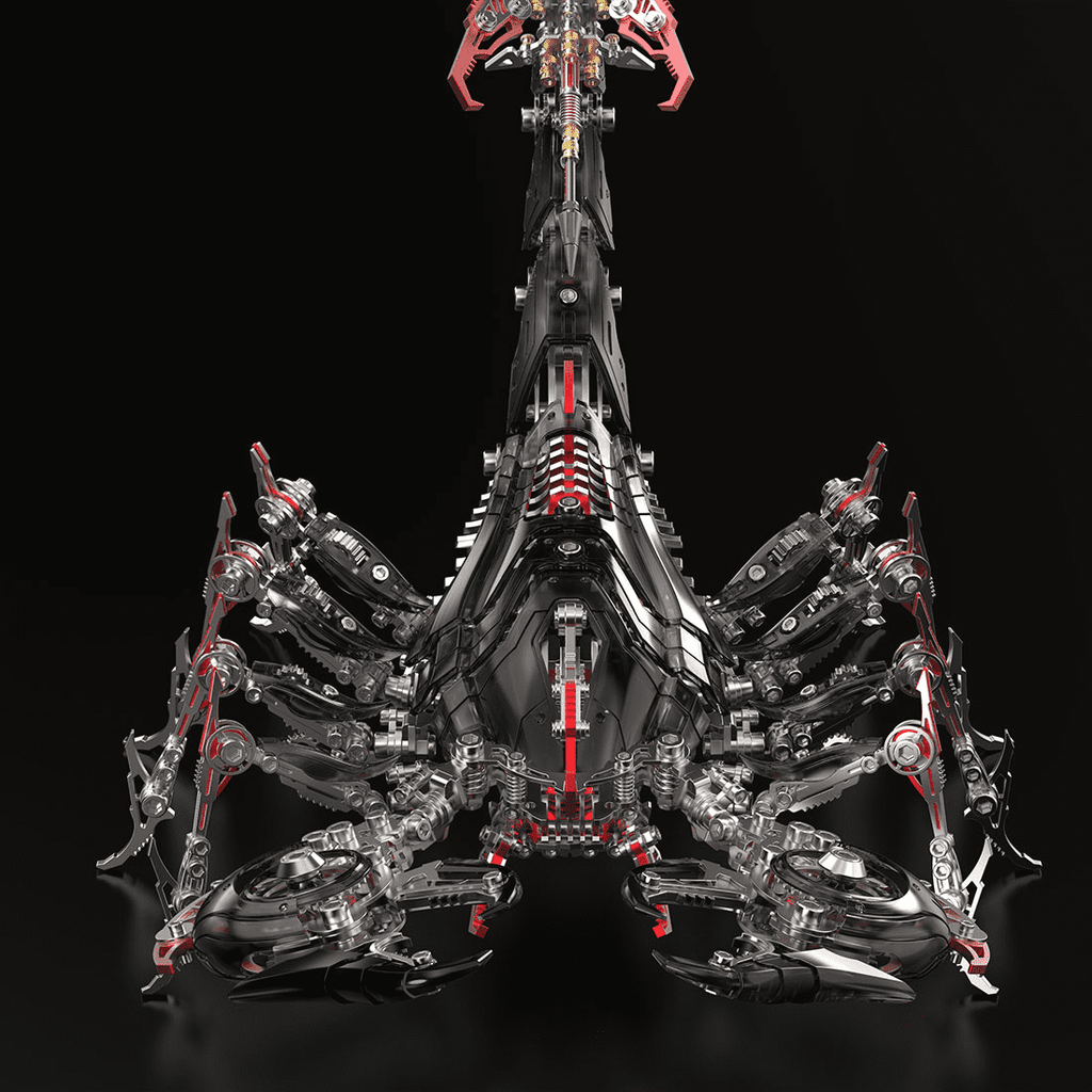 3D Metal Puzzle Frost Edge Full War Scorpion 1073 PCS, Steampunk Mechanical Model Kit With DIY Assembly, Home Display Desk Decor For Adult Collectors And Creative Gifts