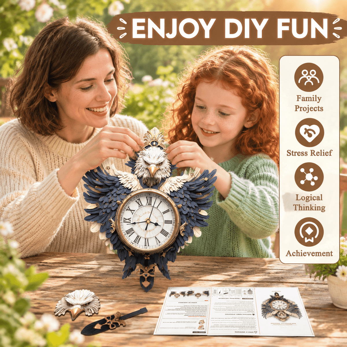 3d Wooden Puzzles For Adults-dachshund Clock Puzzle-adult Crafts