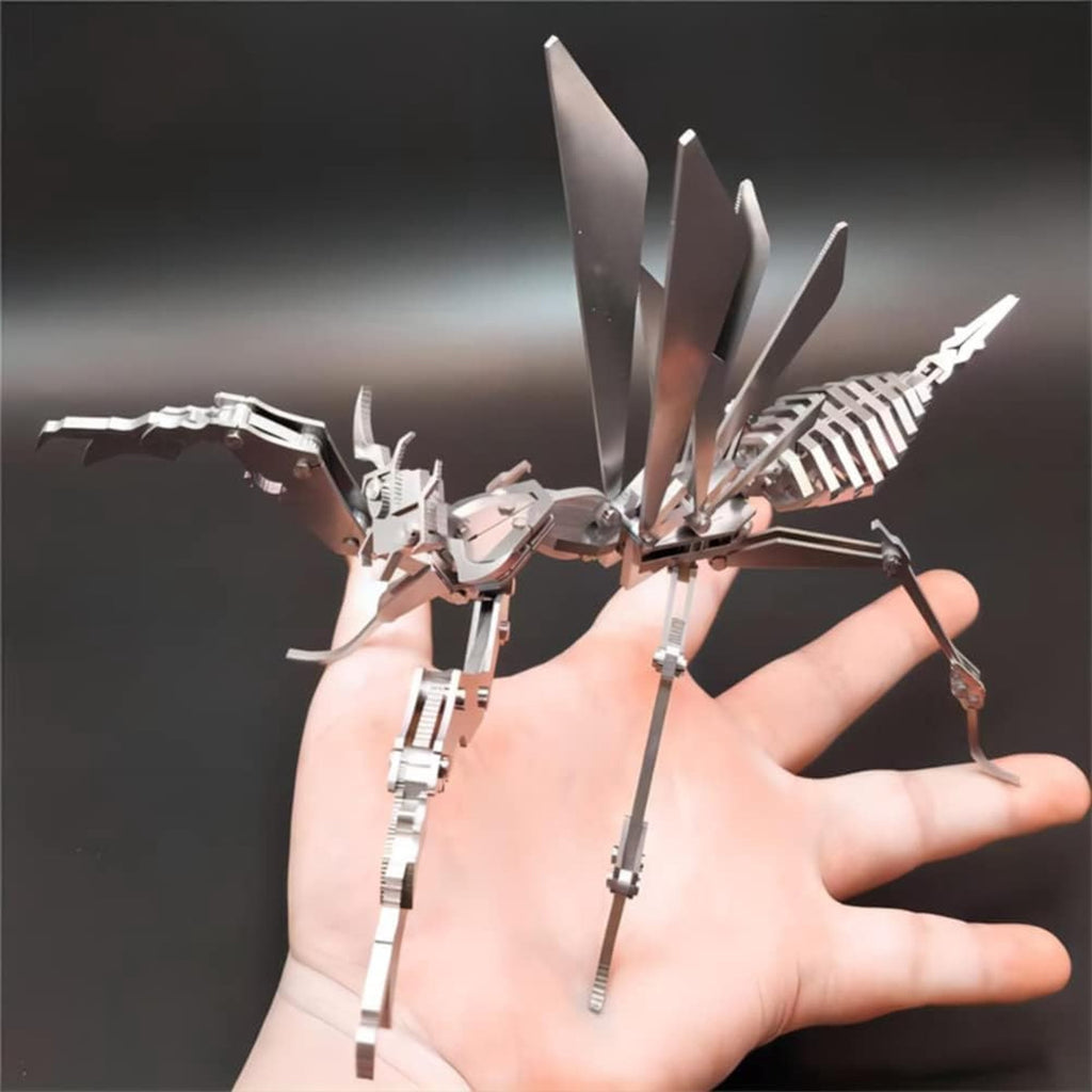 BESTSKY 3D Metal Model Kits,Mechanical Spider King 3D Metal Puzzle,Diy Steel Warcraft Collection Animal Brain Teasers Simple 3D Puzzles Home Decor Art Craft Gifts Toys for Adult