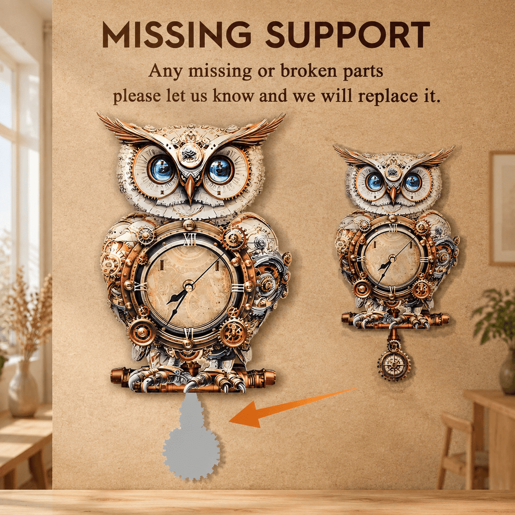 Wooden House Clock 3D Puzzle DIY Mechanical Clock Kit for Adults Teens