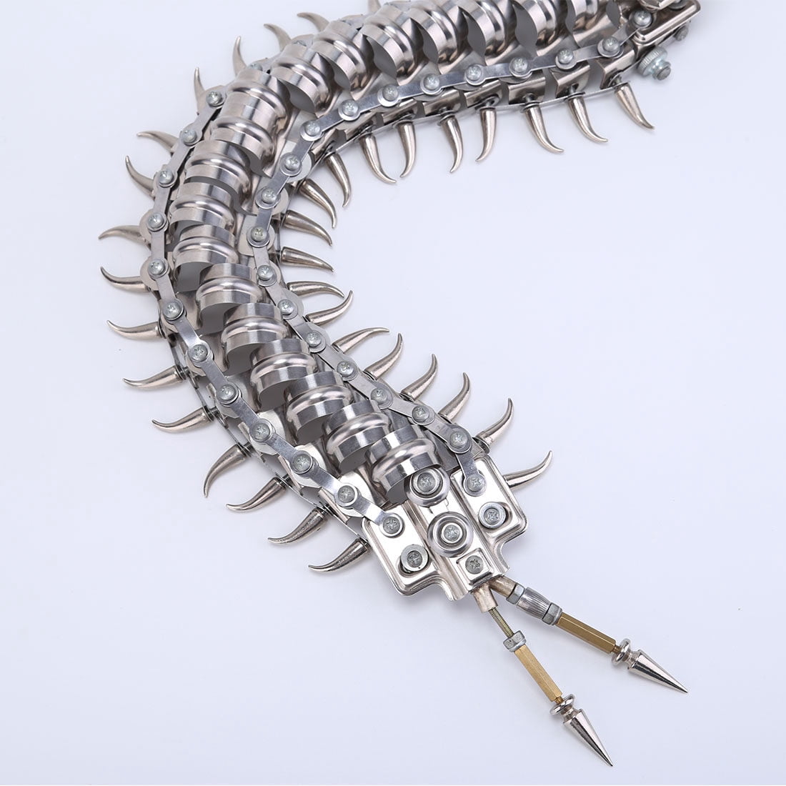 3D Metal Puzzle Cobra Realistic 1000+ PCS, Steampunk Mechanical Model Kit With DIY Assembly, Home Display Desk Decor For Adult Collectors And Creative Gifts