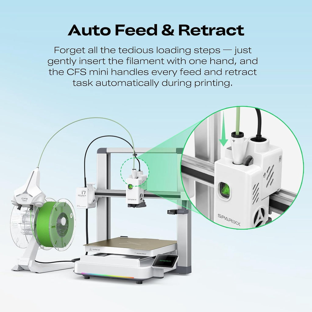 Creality SPARKX i7 Autofill Combo 3D Printer Multicolor Printing with Automatic Filament Reload System