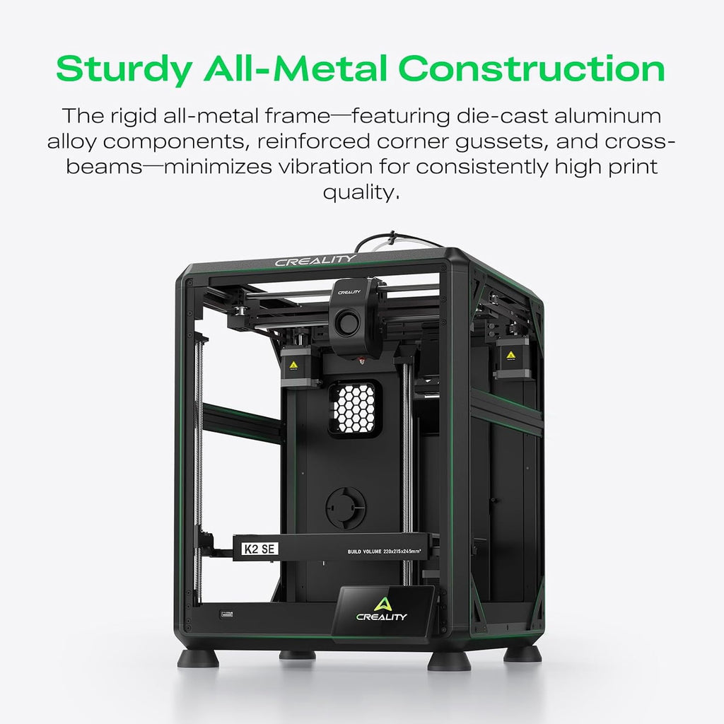 Creality K2 SE Combo Multicolor 3D Printer 500mm/s High-Speed, Auto Leveling, 220×215×245 mm Build Volume
