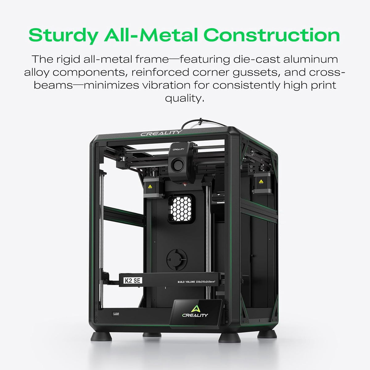Creality K2 SE Combo Multicolor 3D Printer 500mm/s High-Speed, Auto Leveling, 220×215×245 mm Build Volume