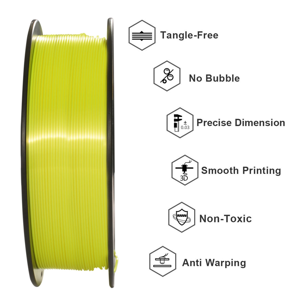 Geeetech gradient color 3D Printer PLA Filament 1KG Toughness Enhanced Filament with 1.75mm Dimensional Accuracy +/-0.03mm, 1080 Feet per Roll, Vacuum Packaging