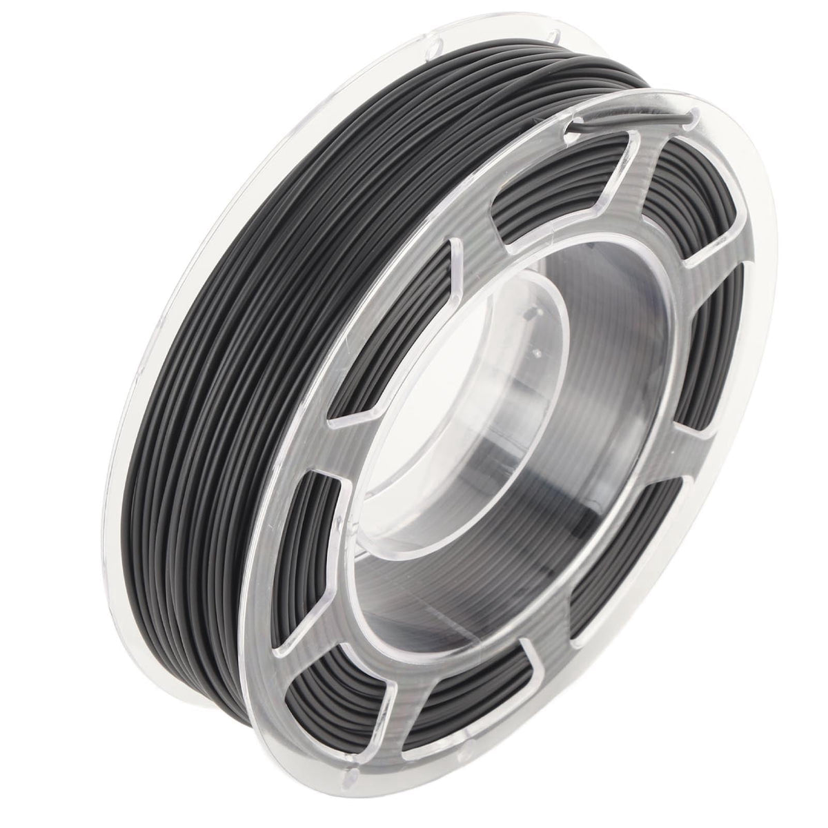 Conductive PLA 3D Printer Filament 1.75mm Replacement Consumable Accessory for FDM Printers and 3D Pens, Dimensional Accuracy, Black (1.75mm / 0.07 inches)