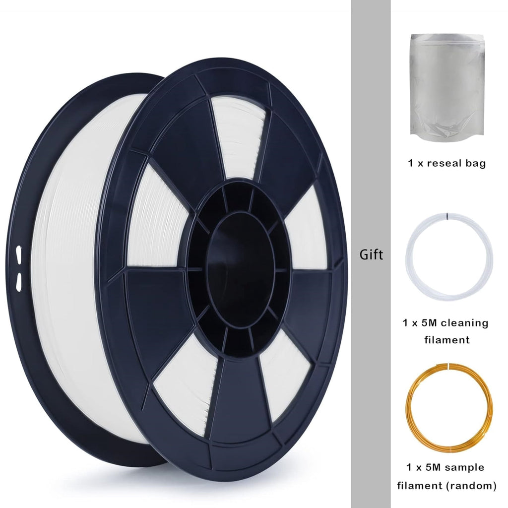Ziro 3D PLA PRO Filament, 1.75mm 1kg, Metallic Silver