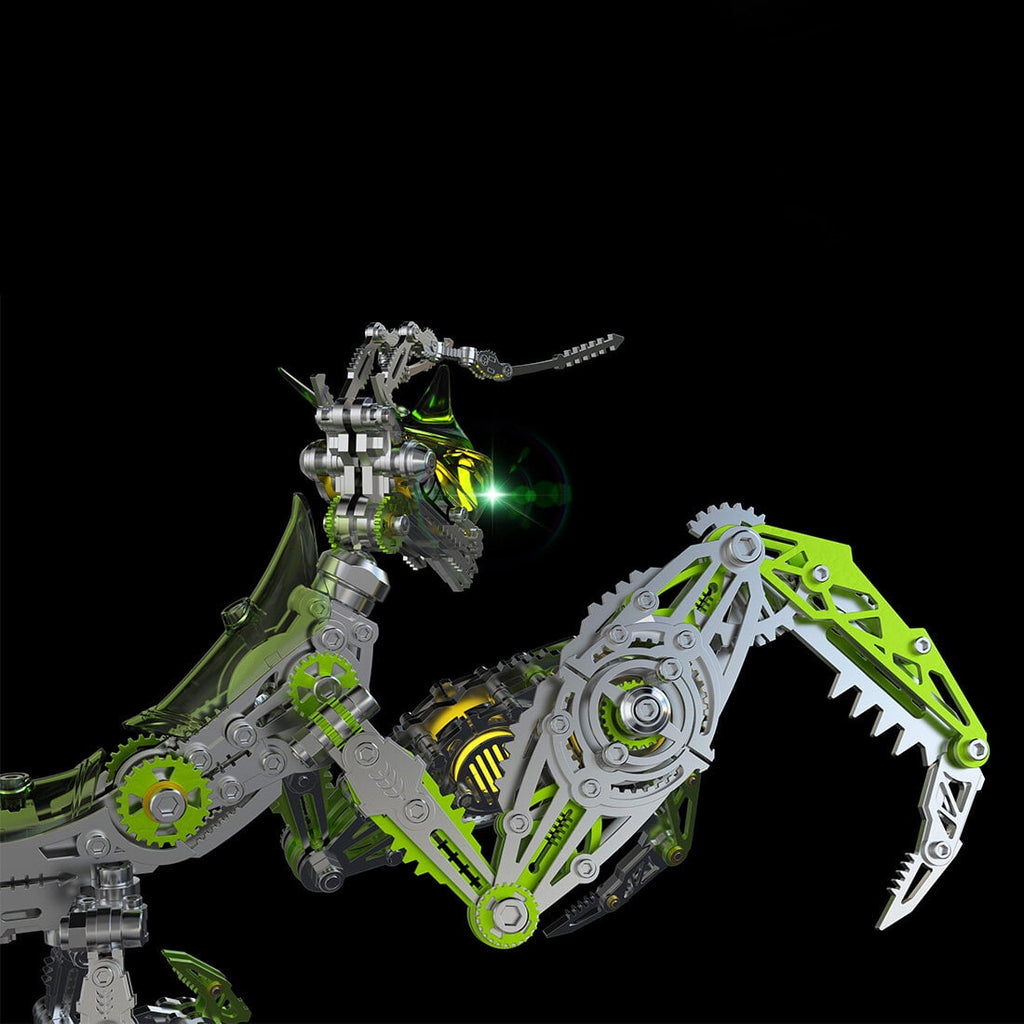 3D Metal Puzzle Mantis Kits 1000+ PCS, Steampunk Mechanical Model Kit With DIY Assembly, Home Display Desk Decor For Adult Collectors And Creative Gifts