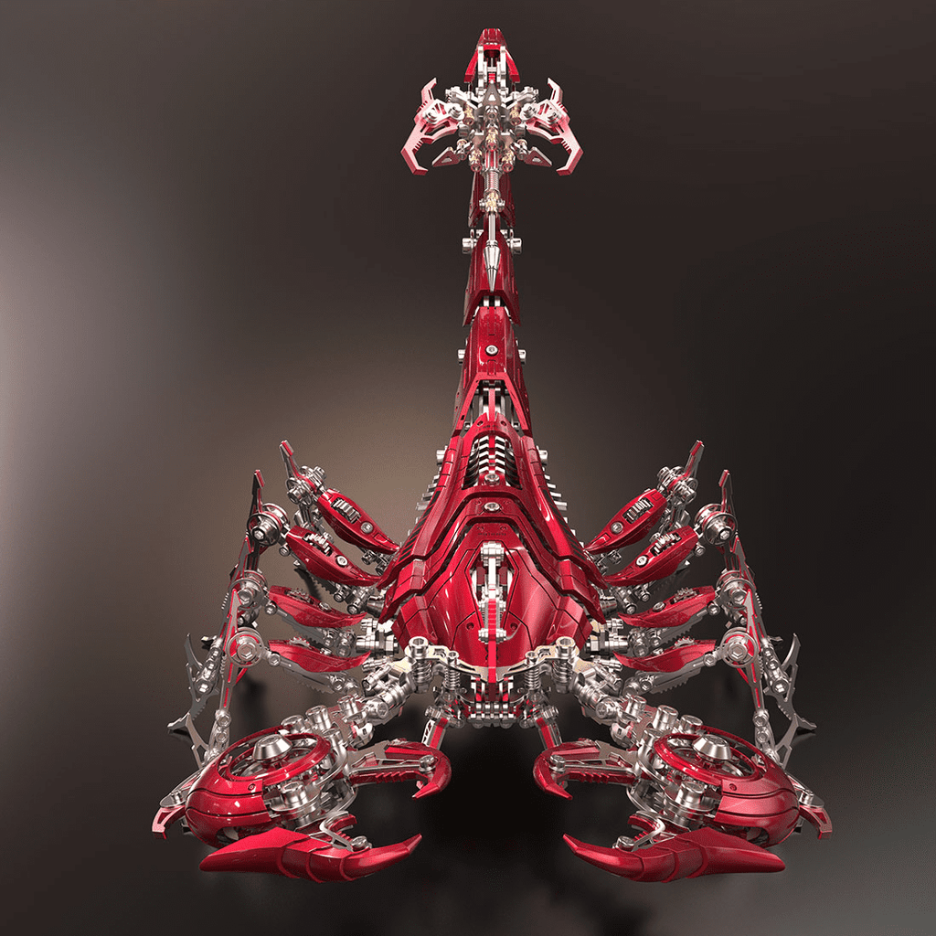 3D Metal Puzzle Frost Edge Full War Scorpion 1073 PCS, Steampunk Mechanical Model Kit With DIY Assembly, Home Display Desk Decor For Adult Collectors And Creative Gifts