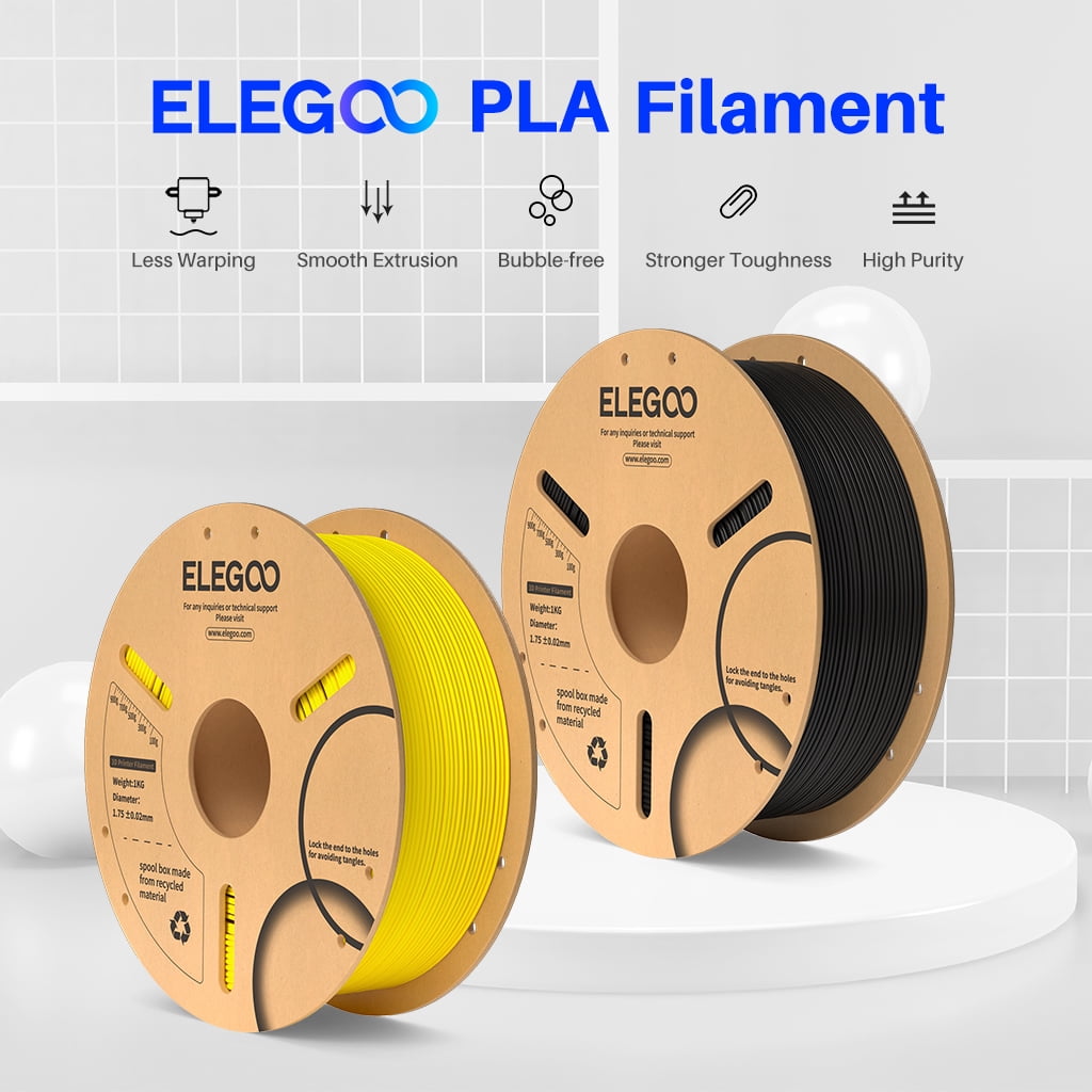 ELEGOO PLA 3D Printer Filament 1.75mm Purple 1KG