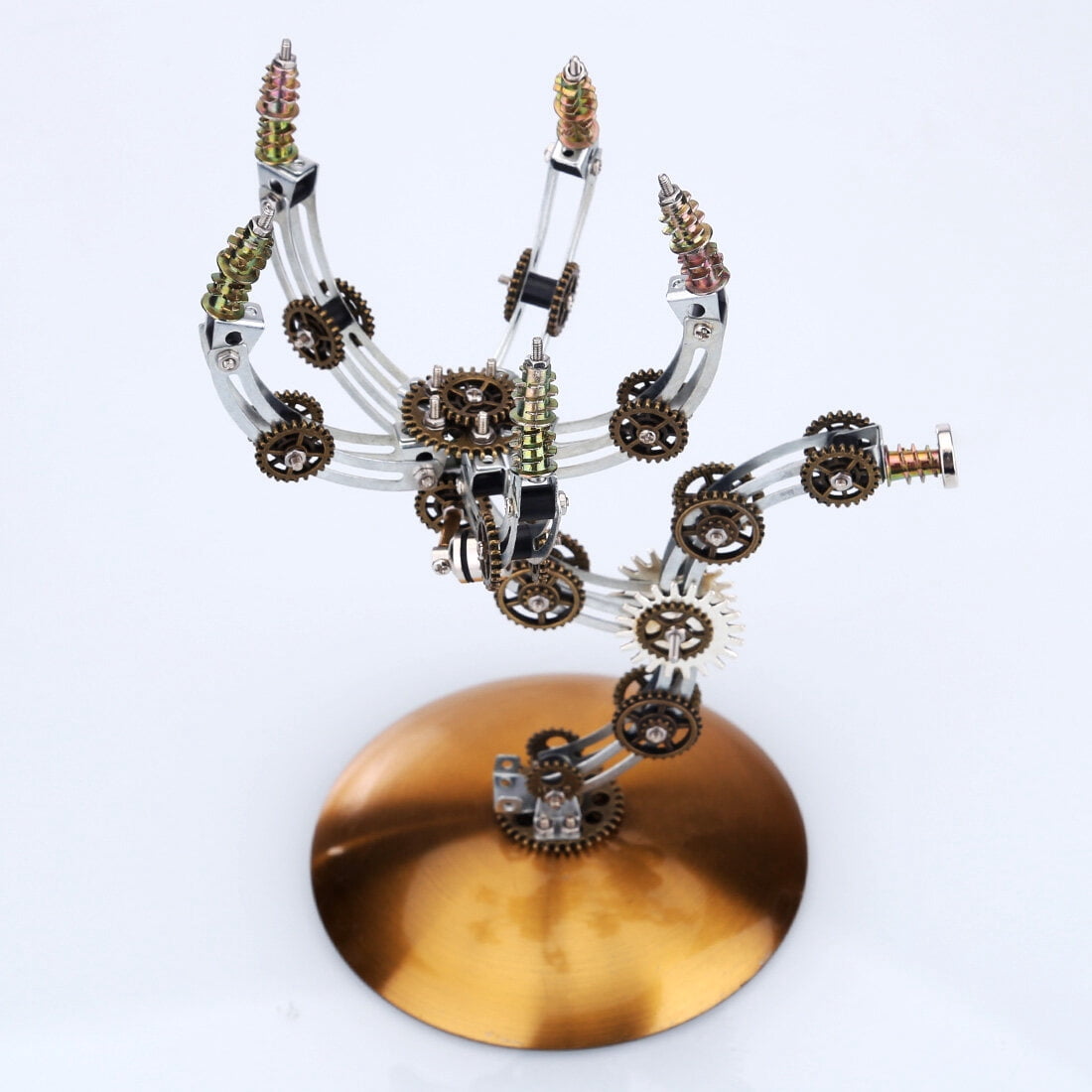 627PCS Mechanical Wasp Speaker 3D Metal Puzzle, DIY Steampunk Insect Model Kit with Sound, Poseable Claws, Collectible Desk Decor for Adults