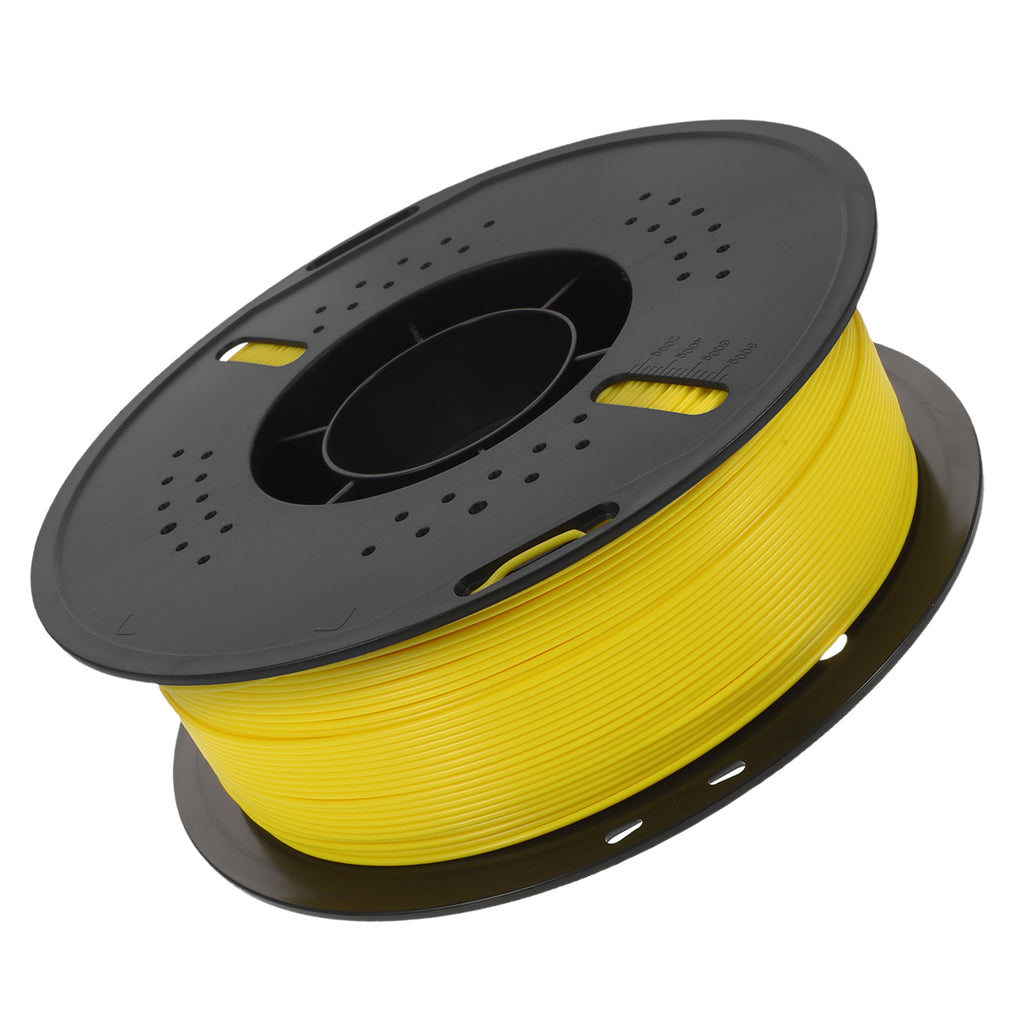 KALLORY 1 Roll 1.75mm PLA 3D Printing Filament Spool - High-Precision Yellow Material for Prototyping and Hobbyist 3D Printers
