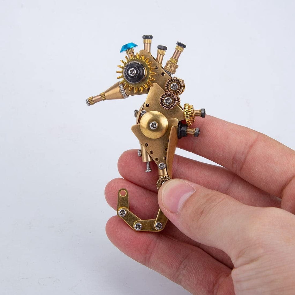 Turtle 3D Metal Puzzle Model Kit - 100+PCS Steampunk DIY Assembly Model for Home Decor, Perfect Gift for Adults & Teens