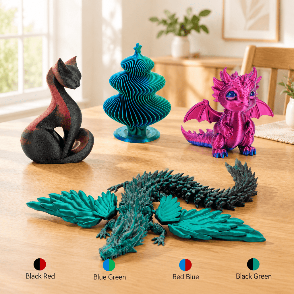 Pla Rainbow Candy 3D Printer Filament 1.75mm 1kg for FDM Printers