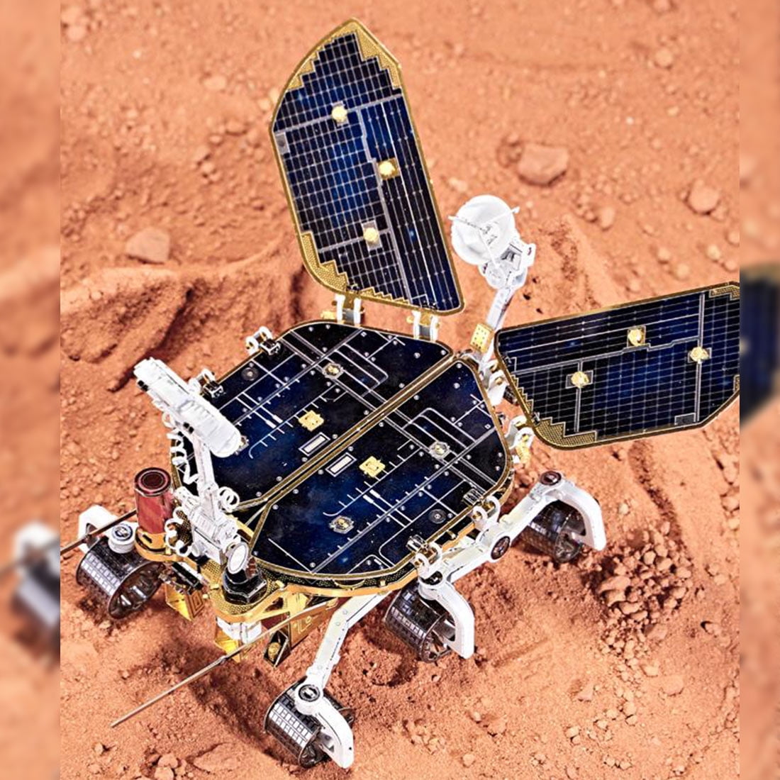 3D Metal Puzzle 1 23 Scale Space Rover 281+ PCS, Steampunk Mechanical Model Kit With DIY Assembly, Home Display Desk Decor For Adult Collectors And Creative Gifts