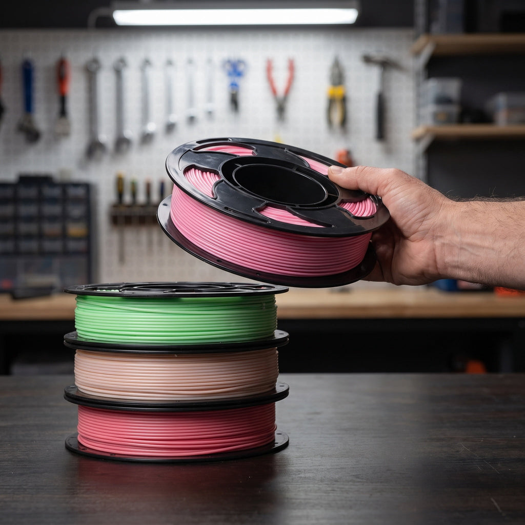 Healifty Versatile 1.75mm Pla Filament Assortment with Multicolor Spools for Crafting and Prototyping