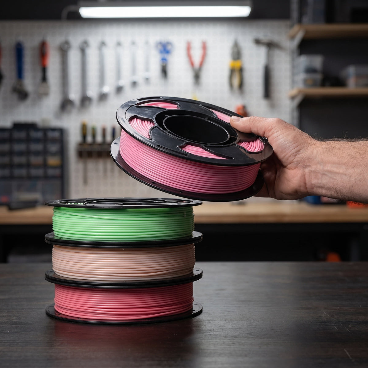 Healifty Versatile 1.75mm Pla Filament Assortment with Multicolor Spools for Crafting and Prototyping