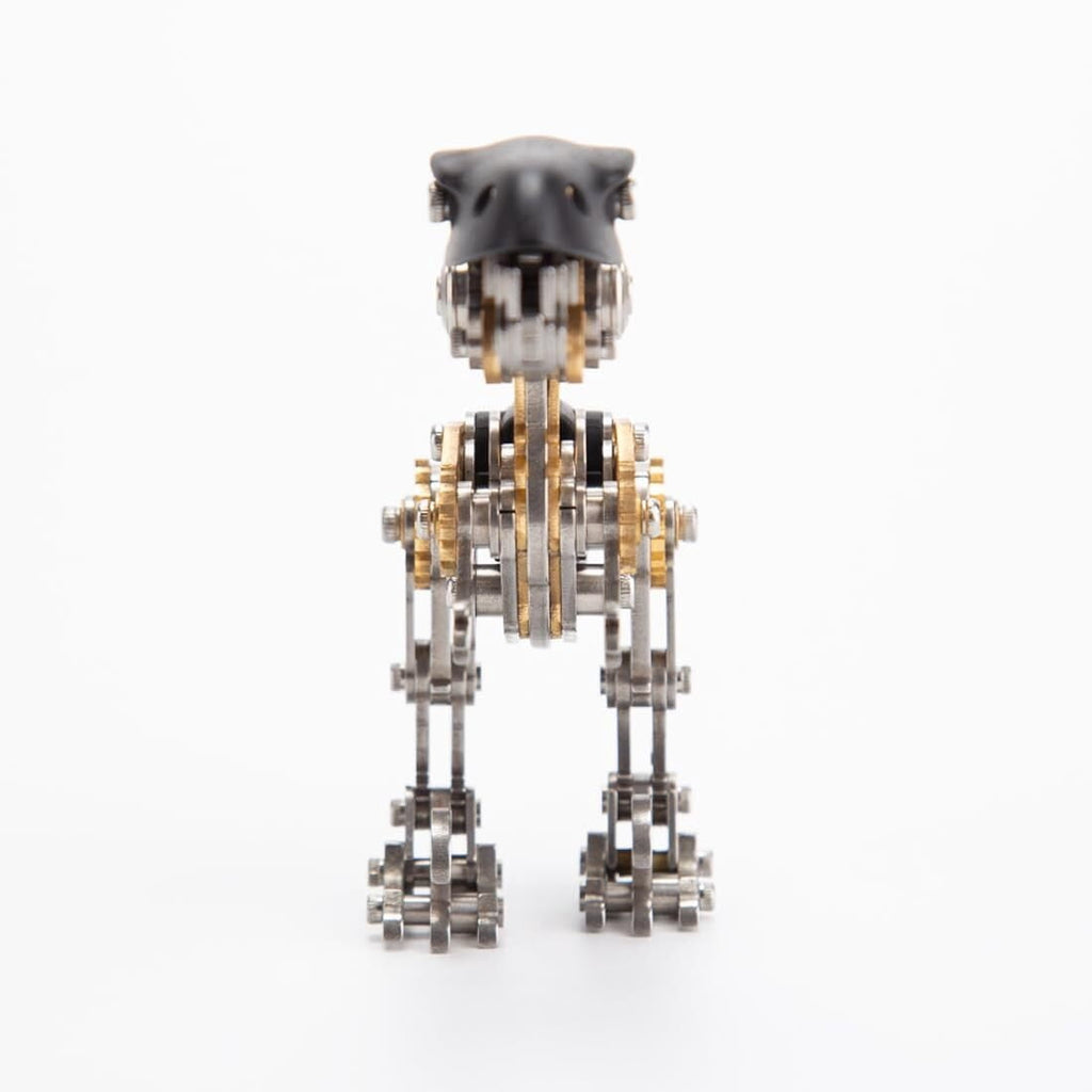 3D Metal Dinosaur Puzzle Kit for Adults - DIY Mechanical Steampunk Model, 160 Pieces Assembly Challenge