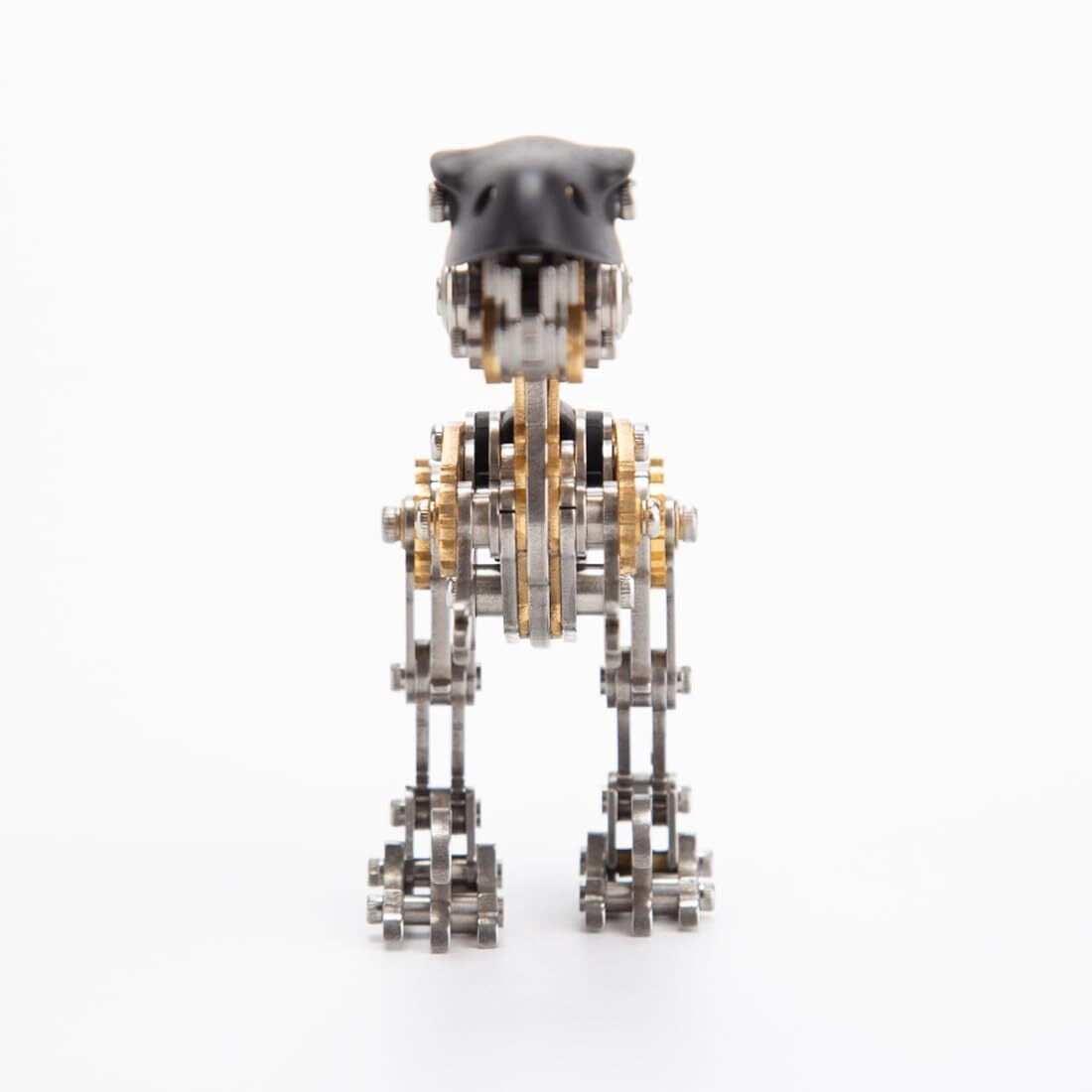 3D Metal Dinosaur Puzzle Kit for Adults - DIY Mechanical Steampunk Model, 160 Pieces Assembly Challenge