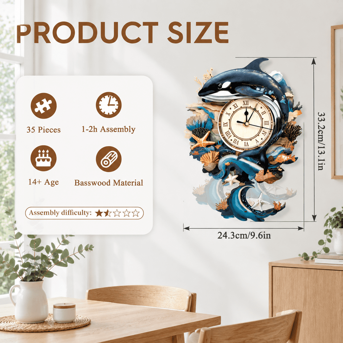 3d Wooden Puzzles For Adults-dachshund Clock Puzzle-adult Crafts