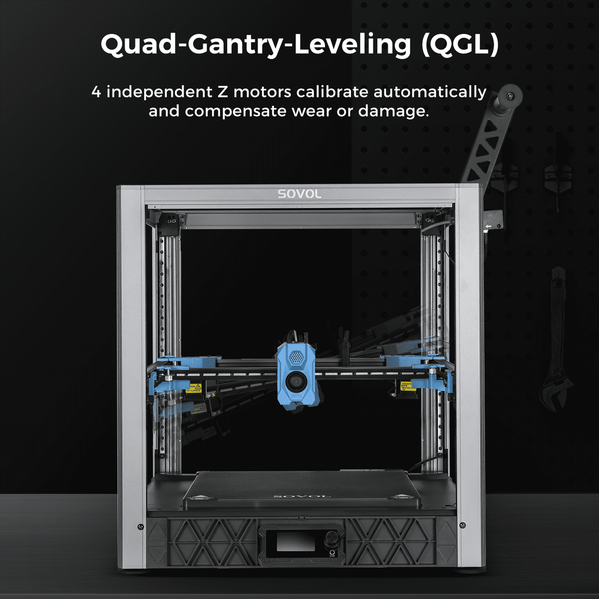 Sovol SV08 Core-XY 3D Printer Voron 2.4 Open Source, 700mm/s High Speed, with 300℃ Clog-Free Hotend & Camera,Print Size 13.8x13.8x13.6in