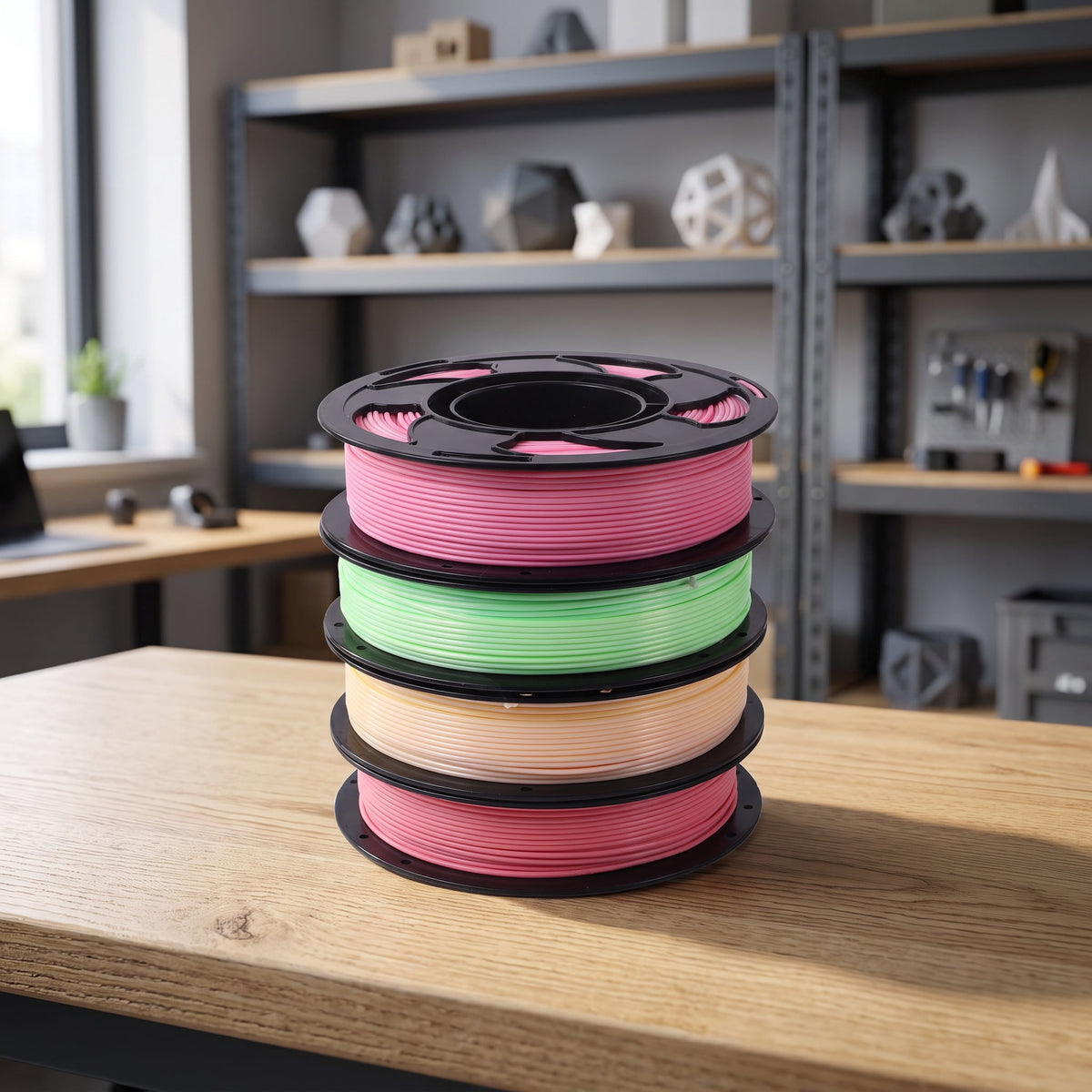 FOMIYES Assorted Color 1.75mm Pla Filament Bundle for 3D Printer Smooth Low Warping DIY Crafting